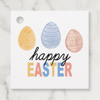Happy Easter Gift Tags, Easter Egg Favour Tags, Favour Tags