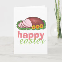 Happy Easter Glazed Sliced Ham Dinner Foodie