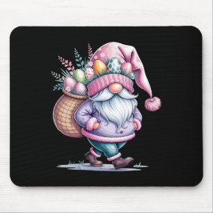 Happy Easter Gnome Easter Eggs Bunny Happy Easter Mouse Pad