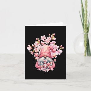 Happy Easter Gnomes Hello Spring Blossom Floral Card