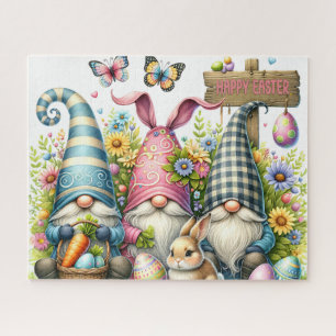 Happy Easter Gnomes Jigsaw Puzzle