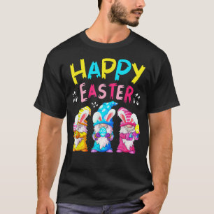 Happy Easter Gnomes With Eggs For Easter Day  T-Shirt