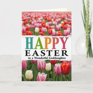 Happy Easter Goddaughter Card
