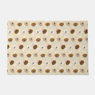 Happy Easter Golden Retriever Dogs Doormat