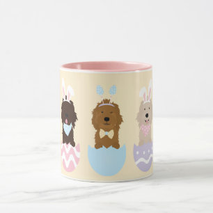 Happy Easter Goldendoodle Dogs Mug