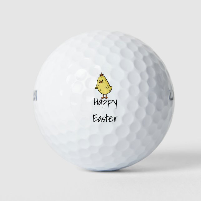 Happy Easter  Golf Balls (Front)
