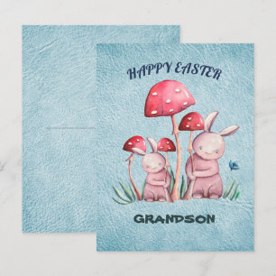 Happy Easter Grandson Postcard