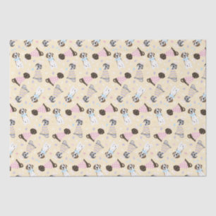 Happy Easter Great Dane Dogs Tissue Paper