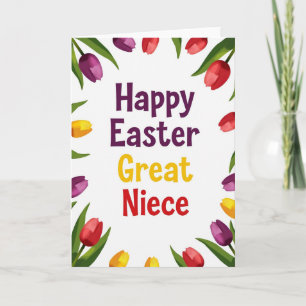 Happy Easter Great Niece Card