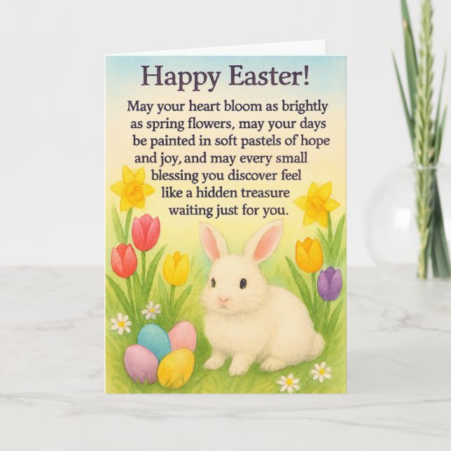 Happy Easter Greeting Card (Front)