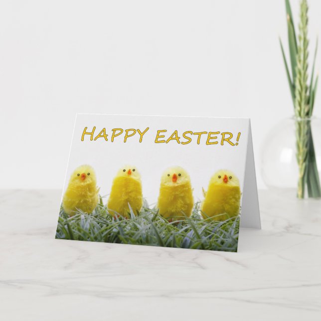 Happy Easter greeting card (Front)