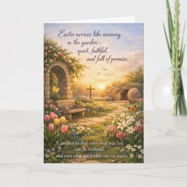 Happy Easter Greeting Card (Front)