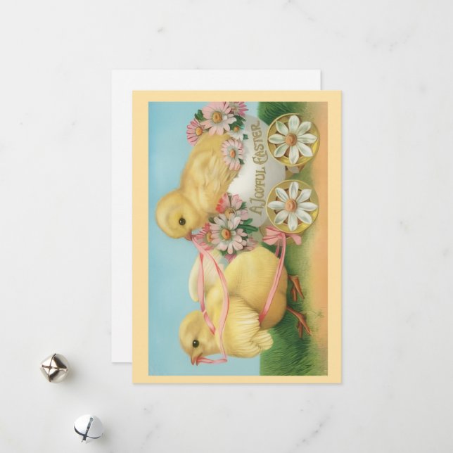 Happy Easter Greeting Card (Front/Back In Situ)