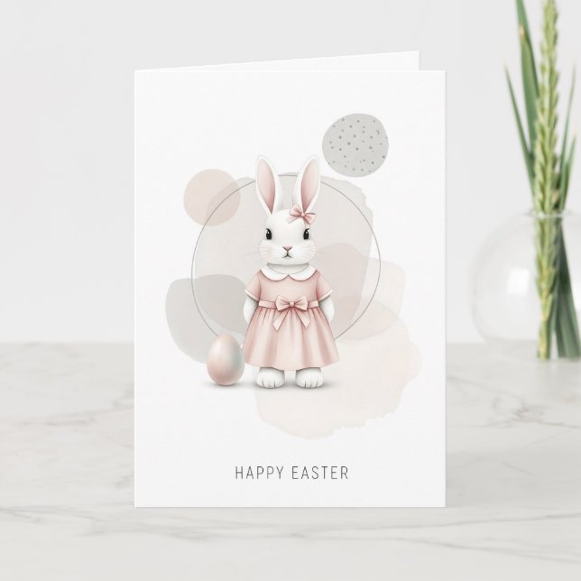 Happy Easter Greeting Card Design (Front)