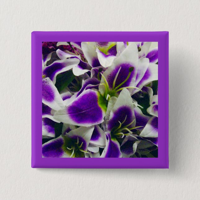 Happy Easter Greetings_ 2 Inch Square Button (Front)
