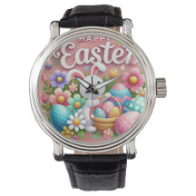 "Happy Easter Hand Watch Design - Celebrate the Se