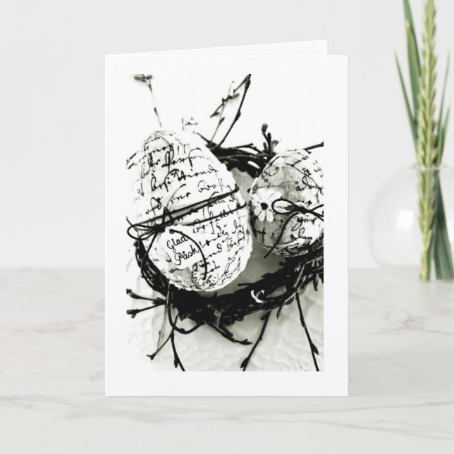 *HAPPY EASTER HAPPY SPRING" HAPPY HAPPY EVERYTHING HOLIDAY CARD (Front)