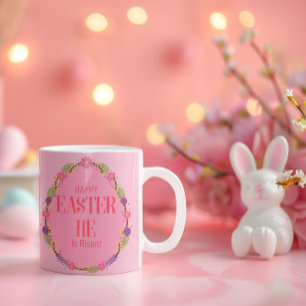 HAPPY EASTER HE IS RISEN! COFFEE MUG