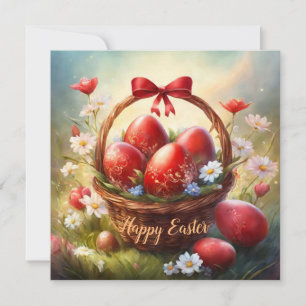 Happy Easter Holiday Card
