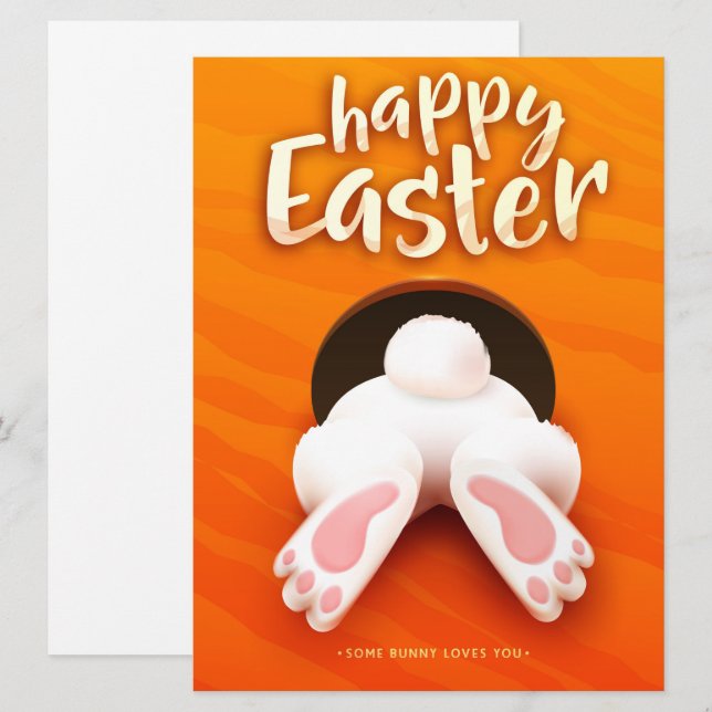 Happy Easter Holiday Card (Front/Back)