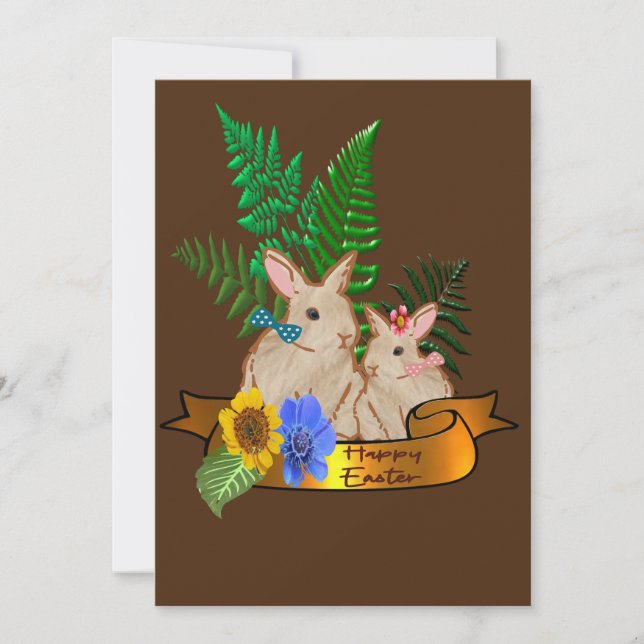 Happy Easter Holiday Card (Front)