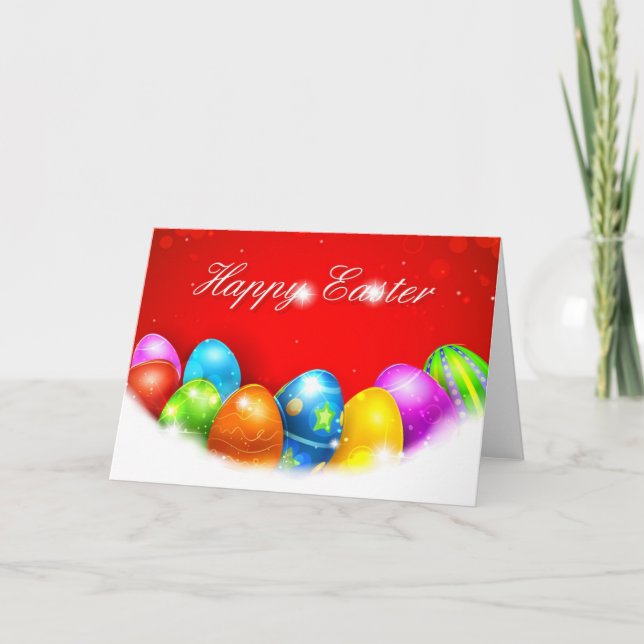Happy Easter Holiday Card (Front)