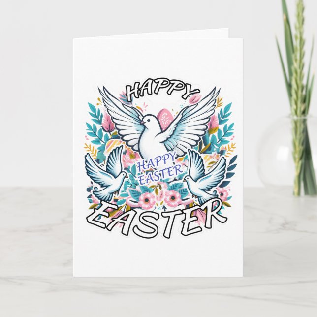 Happy Easter Holiday Card (Front)
