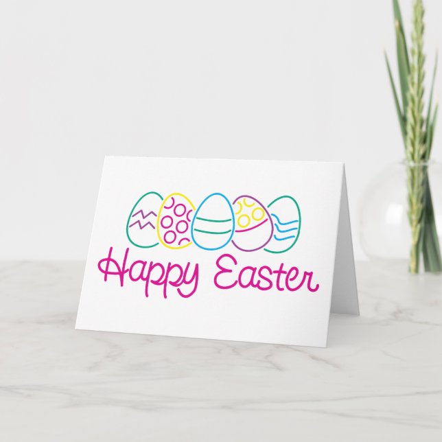 Happy Easter Holiday Card (Front)