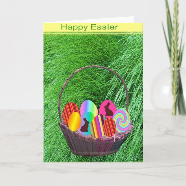 Happy Easter Holiday Card (Front)