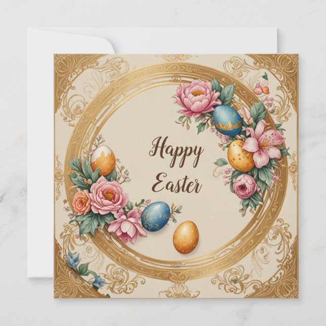 Happy Easter Holiday Card (Front)