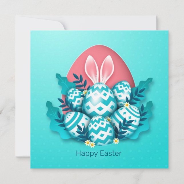 Happy Easter Holiday Card (Front)