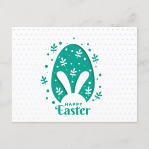 Happy Easter Holiday Postcard