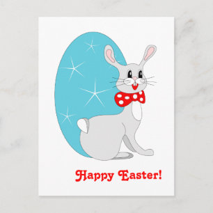 Happy Easter Holiday Postcard
