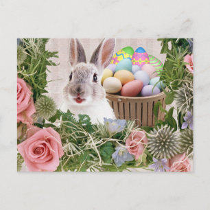 Happy Easter Holiday Postcard