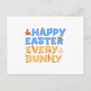 Happy Easter Holiday Postcard
