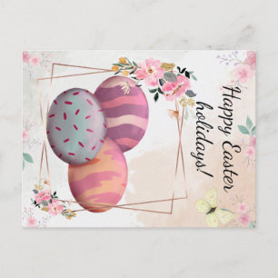 Happy Easter holidays  Postcard