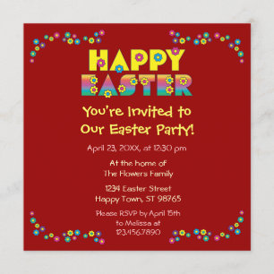 Happy Easter Invitation