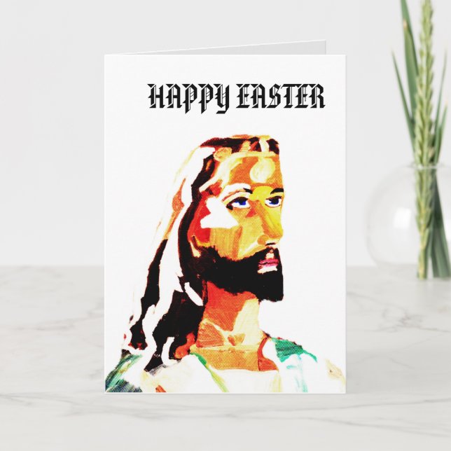HAPPY EASTER, JESUS card (Front)