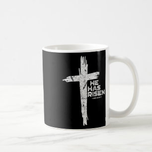 Happy Easter Jesus He Has Risen Religious Christia Coffee Mug