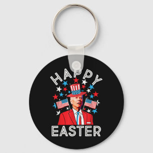 Happy Easter Joe Biden 4th Of July Memorial Indepe Keychain