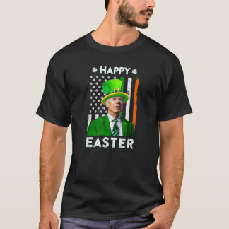 Happy Easter Joe Biden St Patricks Day Leprechaun  T-Shirt