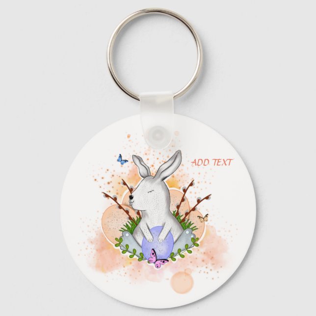 HAPPY EASTER  KEYCHAIN (Front)