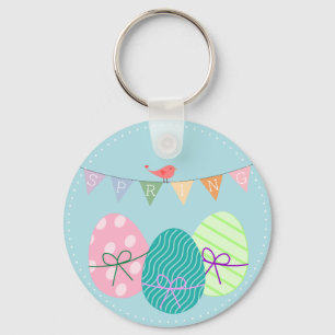 Happy Easter Keychain