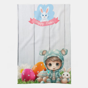 Happy Easter Kitchen Towel