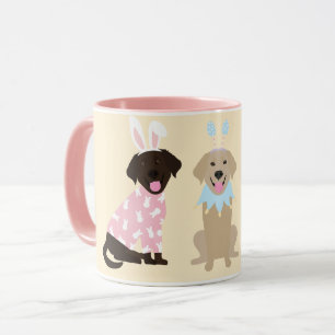 Happy Easter Labrador Retriever Dogs Mug