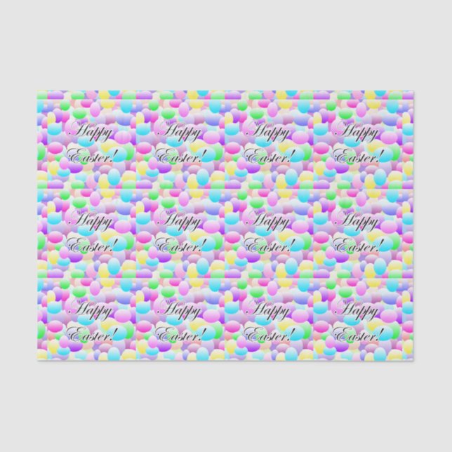 Happy Easter Light Tissue Paper (Front)