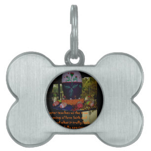 Happy Easter Love Faith and Hope Wishes Pet Name Tag