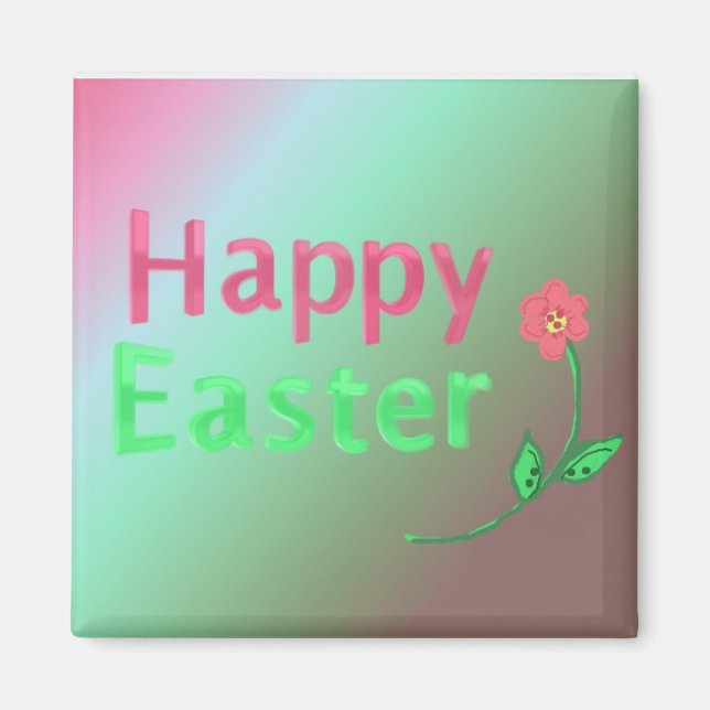 Happy Easter Magnet (Front)