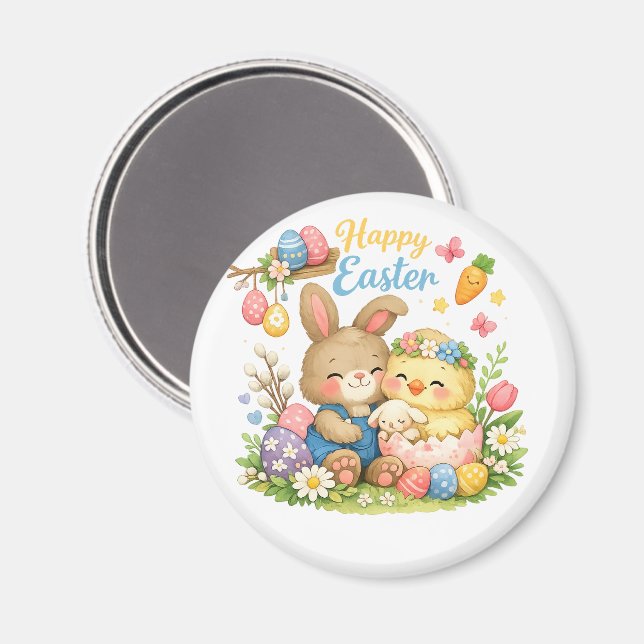 Happy Easter Magnet (Front/Back)