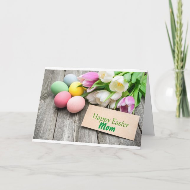 HAPPY EASTER **MOM** ESPÈRE QUE C'EST LA CARTE SPÉ (Devant)